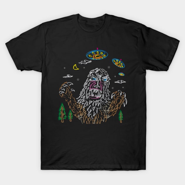 Sasquatch T-Shirt by riomarcos